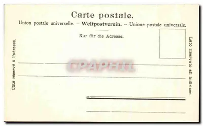 Vierwaldstättersee avec l'Urirothstock — Édition Photoglob Oo. Zürich, n° 3076 — Verso