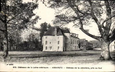 Bilhete postal antigo Castelos da Loire Inferior Abbaretz Castelo da Jahotlere capturado ao sul