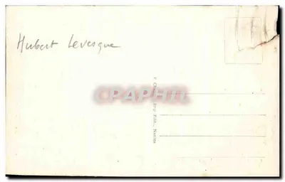 Bilhete postal antigo Castelos da Loire Inferior Abbaretz Castelo da Jahotlere capturado ao sul — Verso