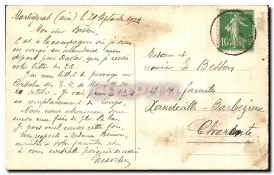 LONGWY-HAUT — Ruiny — Picard Frères, Bazar, Longwy-Bas, nr 122 — Rewers