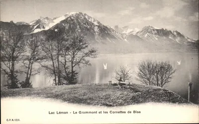 Lac Léman - Le Grammont et les Cornettes de Bise — C.P.N.1231