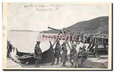 Noruega — Hockfjord — cenas de pescadores e pesca de carne de foca