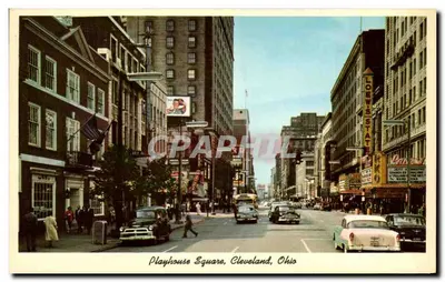 Playhouse Square, Cleveland, Ohio — vista ocidental — editor Klein News Company, n° K-41