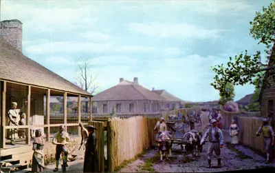 Ste Geneviève — A Cidade de Ste Geneviève em 1797 — Technic Bros. Inc. Boston, USA