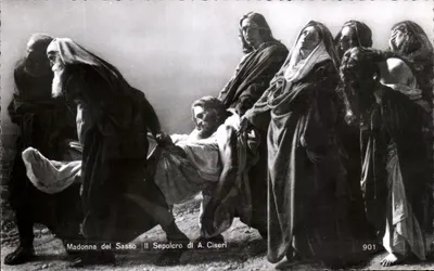 Madonna del Sasso — O Sepulcro de A. Ciseri — Photo-Edition O. Süssil-Jenny, Thalwil-Zürich, n° 901