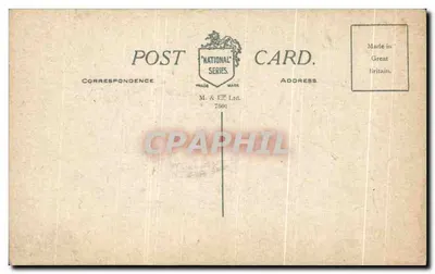 O Monumento, Londres — vista urbana — National Correspondence M. & Co. Ltd. n°7501 — Verso
