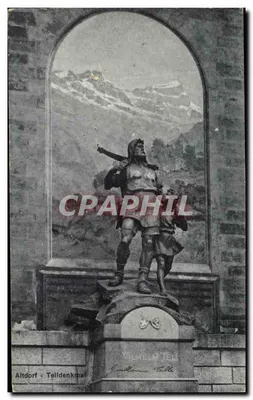 Altdorf - Monumento de Wilhelm Tell — editor W. Zimmermann, Luzern