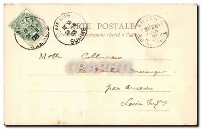 Amiens — Katedra. Fronton — Caron, fot.-wyd., Amiens, nr 51 — Rewers