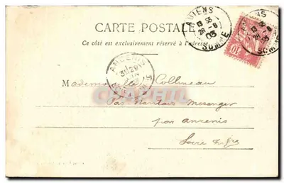 Amiens - Catedral - O Criança que Chora - Obra-prima de Blasset — Verso