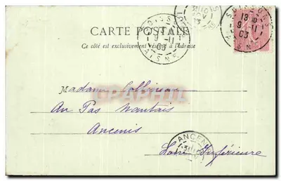 Laon - Rue Serrurier i Wieża Północna Katedry — E. Chaseray, Val-Saint-Pierre, Vervins — Rewers