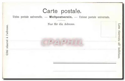 Rosenlau — Widok strumienia i zasnieżonego szczytu — Wydawnictwo Burgy Lith. Saint-Imier — Rewers