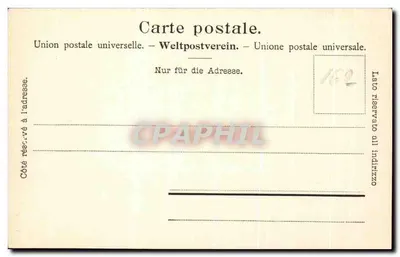 Vista de Mittel- und Ruchenglärnisch — Edição PhotoBlue Co Zürich, n° 2038 — Verso