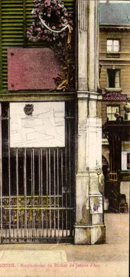 Rouen — Localização do Auto da Fé de Joana d'Arc — Hotel Ouronne