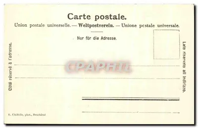 Neuchâtel — O Claustro — 501 b — Verso