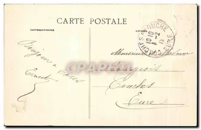 Senlis — Ruiny zamku Henryka IV — Właściciel Pana hrabiego de la Boisserie — Rewers