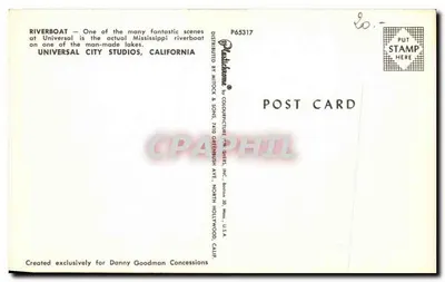 Barco a vapor — Universal City Studios — P65317 — Reverso