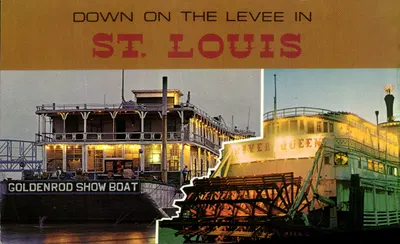 St. Louis — Riverboats Goldenrod Show Boat e River Queen — CharmCraft Publisher