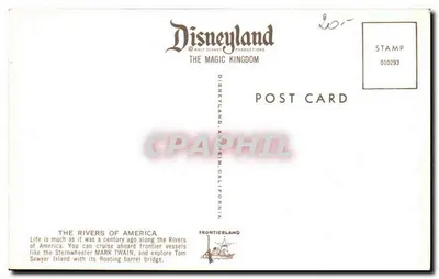 Isla de Tom Sawyer — Frontierland — Disneyland Productions — Reverso
