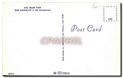 Sausalito, Kalifornia — widok z ferry Southern Pacific — wydawca Smith Novelty Co. — Rewers