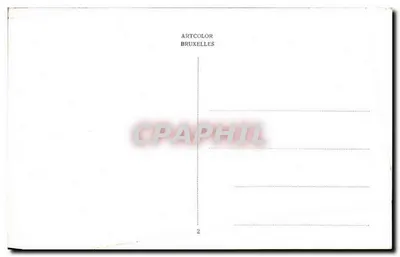 Mons — Herinnering aan Mons — Artcolor Bruxelles — Achterkant