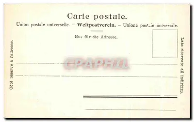 Wodospad Pissevache (Valais) — wydawnictwo Burgy, litografia, nr 3301 — Rewers