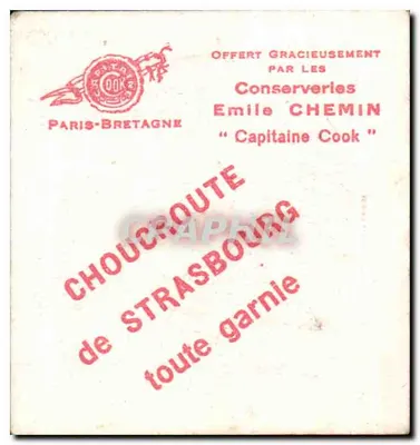 Cachecó Breton — Coleção 'Cachecós Bretões' — Cliché Hamonic, Saint-Brieuc — Verso