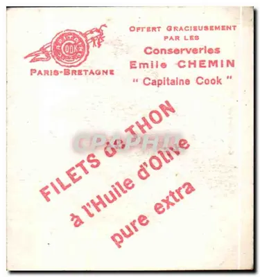 Gouëzec — Coiffes Bretonnes — Coleção Hamonic — Verso