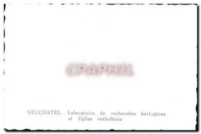 Neuchâtel — Laboratorium badań zegarowych i Katedra katolicka — Rewers