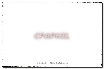 Widok placu Bains — Zurych — Rewers