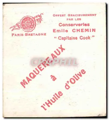Kaptur bretoński — kolekcja 'Kaptury Bretońskie' — Cliché Villiard n°36 — Rewers