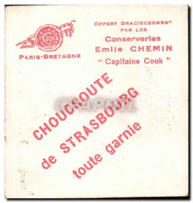 Lenço Bretão — Coleção 'Lenços Bretões' — Cliché Hamonic, Douarnenez e Concarneau — Verso