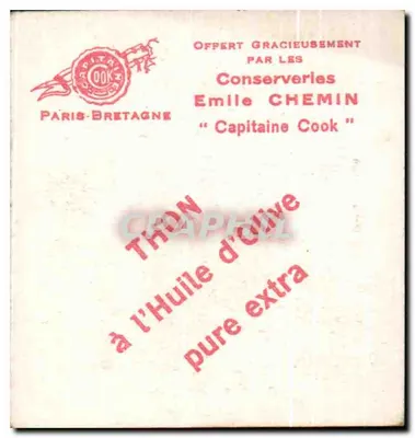 Czapka z Lorientu — Kolekcja 'Czapki Brytyjskie' — Gliché Hamonic n°22 — Rewers
