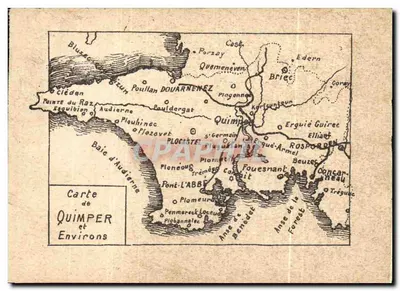 Quimper — Pałac Liceum — Wydawca nie widoczny, numer seryjny nie widoczny — Rewers
