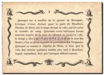 Quimper — Kanał Steir — wydawca nie widoczny — Rewers