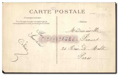 Chartrettes — Zamek Bagatelle — Wydawnictwo Poczty — Rewers