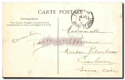 Chartrettes (S.&-M.) — La Poste — E.L.D. — Verso