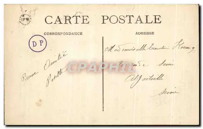 Chartrettes — Grande Rue — Edição Thémé réd-buraïste — Verso
