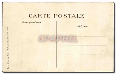 Chartrettes — Fazenda Effrussy — Cantoneamento 20.º de Infantaria — Verso