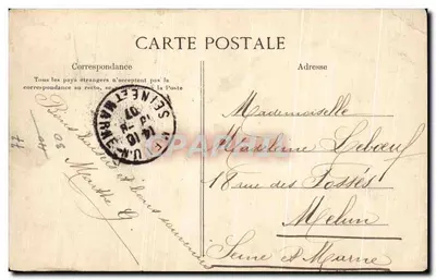 Chartrettes (S.&M.) — Passage à niveau von Rouillon — Éditeur: S. & M. n° 705 — Rückseite