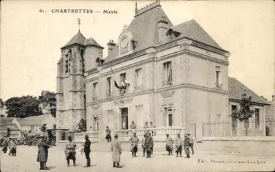 Chartrettes — Prefeitura — Edição Thomé, receveur-bur. liste