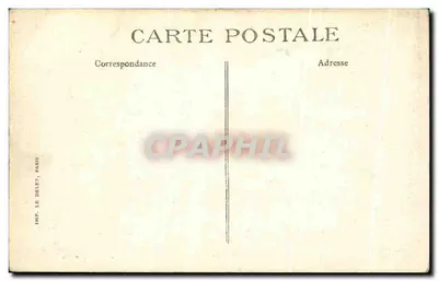 Chartrettes — Prefeitura — Edição Thomé, receveur-bur. liste — Verso