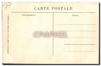 Chartrettes - Ferme du Pré — Edição Thomé, receveur buuralisto, n°25 — Verso