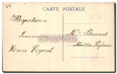 Auberge du Puy Fleuri - Le Puy — Wydawnictwo Desfont, n°26 — Rewers