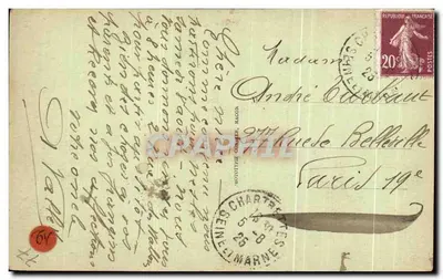 Chartrettes (S.-et-M.) — Villa "Le Grillon" — Verso
