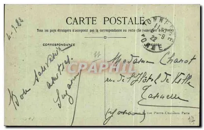 Chartrettes (S.-et-M.) — Zamek Buisson — Wydawca: Édouard Gorgolin — Rewers
