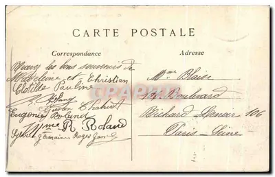 Chartrettes (S.-et-M.) — Castelo Mauperthuis — Edição Buffeteau — Verso