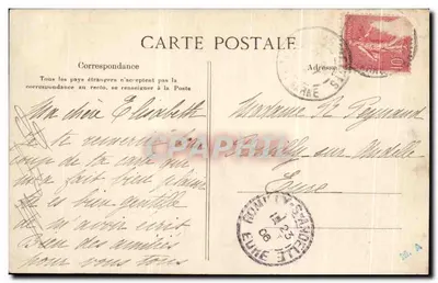 Chartrettes — Zamek Mauperthuis — wydawca nie widoczny — Rewers