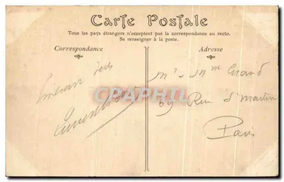 Chartrettes — Le Château du Pré — Éditeur ND, Paris — Verso