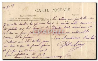 Chartrettes (S.&M.) — Zamek du Pré - Wejście — S.&M. (Société des Cartes Postales et Mémoires) — Rewers