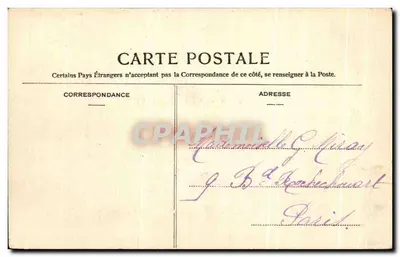 Chartrettes - A Prefeitura e a Igreja — Thibault, editor. Melun-Fountainebleau, n° 249 — Verso